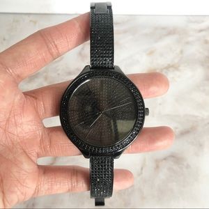 Michael Kors Black Studded Watch